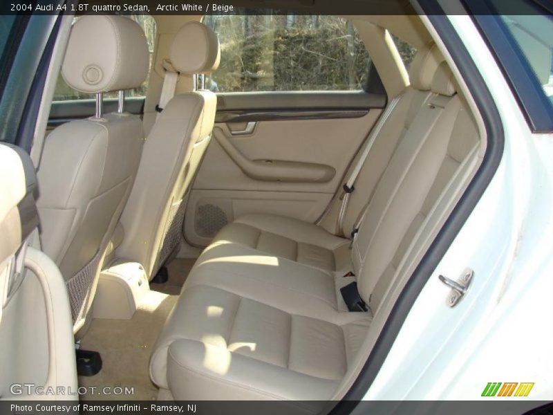 Arctic White / Beige 2004 Audi A4 1.8T quattro Sedan