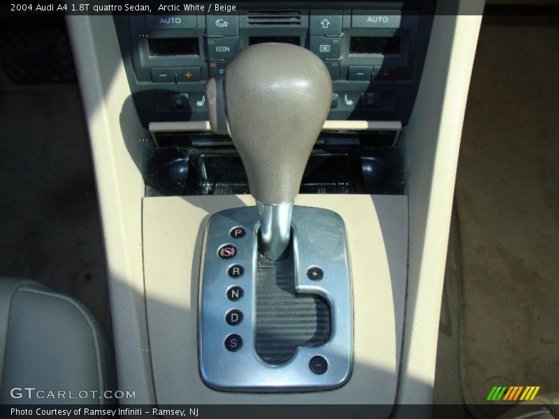 Arctic White / Beige 2004 Audi A4 1.8T quattro Sedan