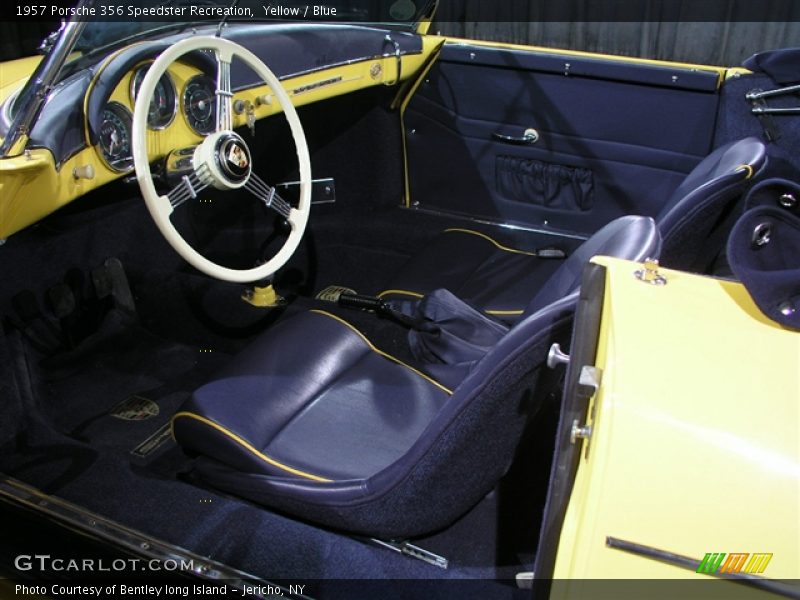 Yellow / Blue 1957 Porsche 356 Speedster Recreation