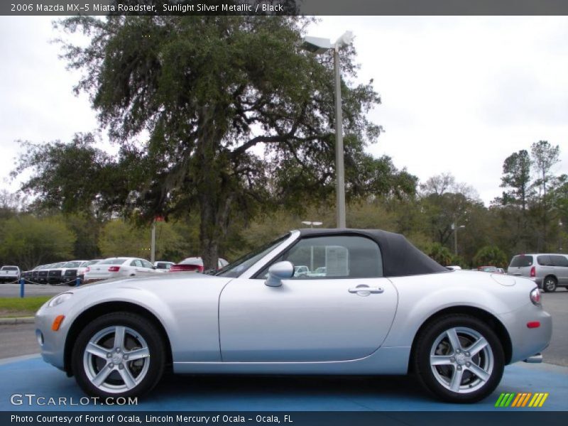 Sunlight Silver Metallic / Black 2006 Mazda MX-5 Miata Roadster