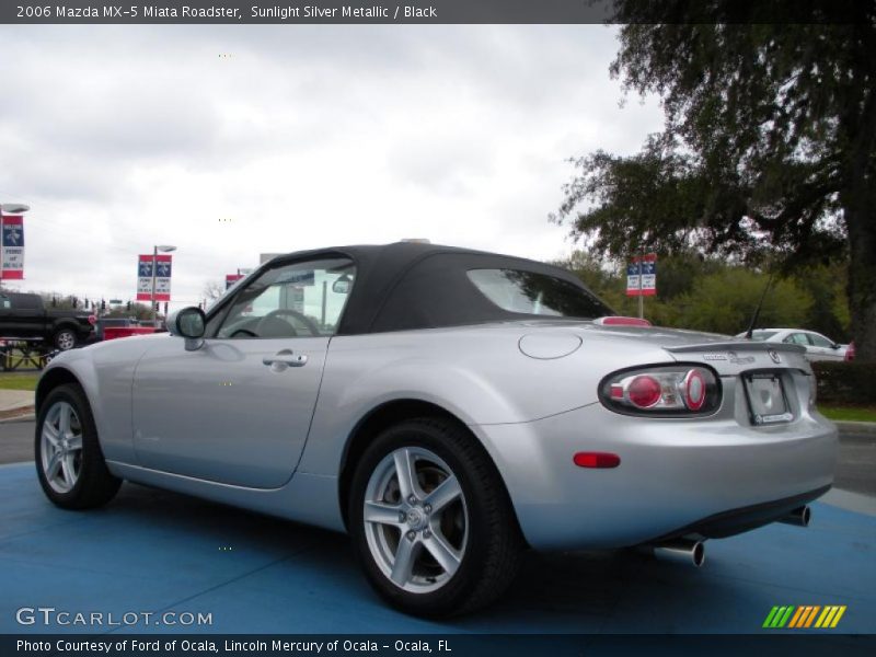 Sunlight Silver Metallic / Black 2006 Mazda MX-5 Miata Roadster