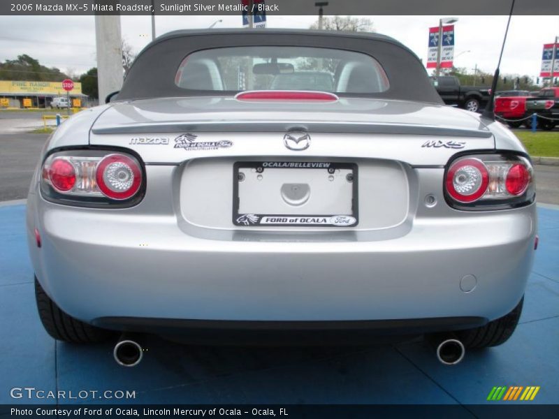 Sunlight Silver Metallic / Black 2006 Mazda MX-5 Miata Roadster