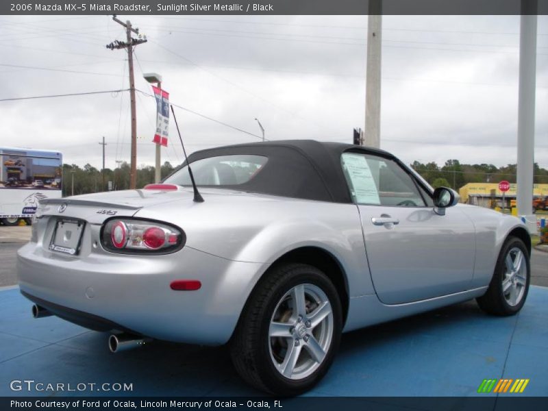 Sunlight Silver Metallic / Black 2006 Mazda MX-5 Miata Roadster