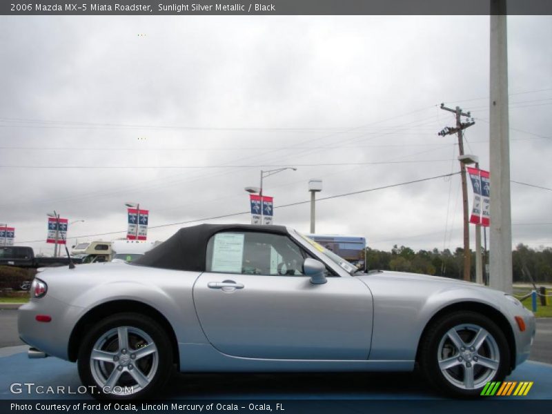 Sunlight Silver Metallic / Black 2006 Mazda MX-5 Miata Roadster