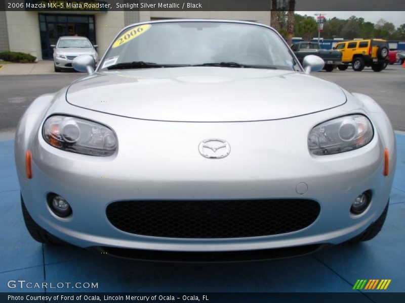 Sunlight Silver Metallic / Black 2006 Mazda MX-5 Miata Roadster