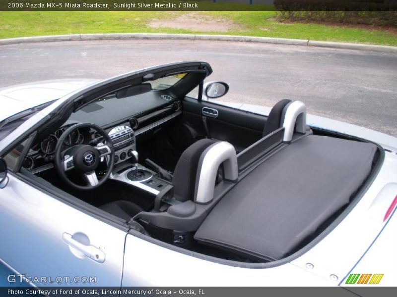 Sunlight Silver Metallic / Black 2006 Mazda MX-5 Miata Roadster