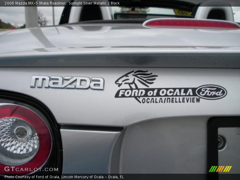 Sunlight Silver Metallic / Black 2006 Mazda MX-5 Miata Roadster