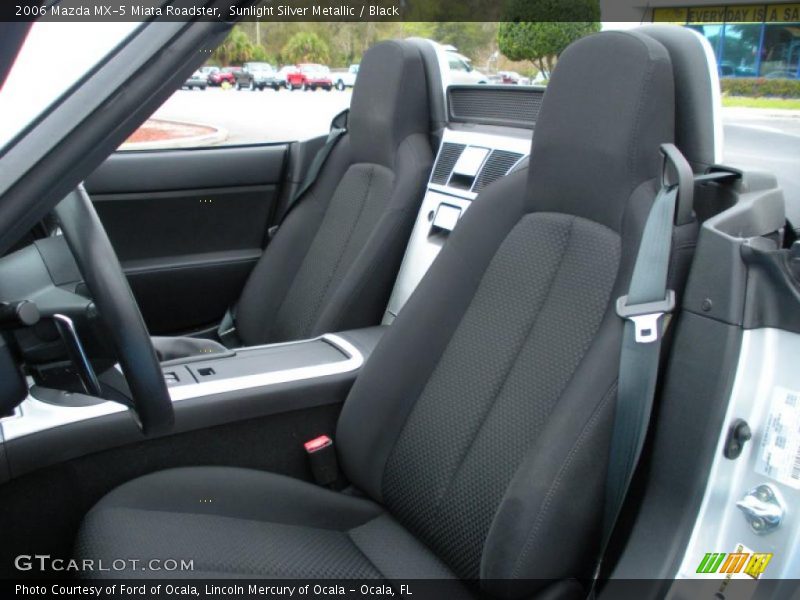 Sunlight Silver Metallic / Black 2006 Mazda MX-5 Miata Roadster