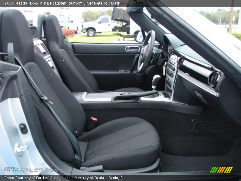 Sunlight Silver Metallic / Black 2006 Mazda MX-5 Miata Roadster