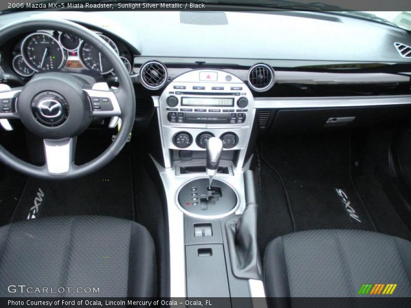 Sunlight Silver Metallic / Black 2006 Mazda MX-5 Miata Roadster