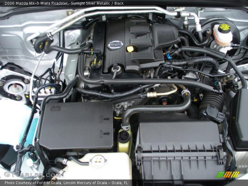 Sunlight Silver Metallic / Black 2006 Mazda MX-5 Miata Roadster