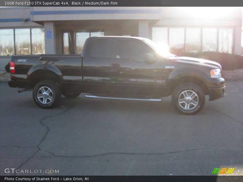 Black / Medium/Dark Flint 2008 Ford F150 STX SuperCab 4x4