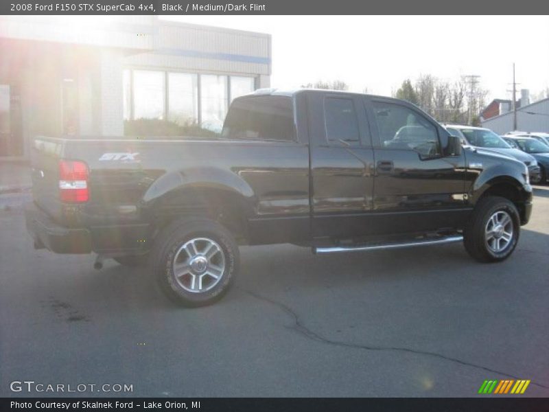 Black / Medium/Dark Flint 2008 Ford F150 STX SuperCab 4x4