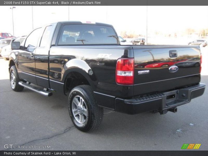 Black / Medium/Dark Flint 2008 Ford F150 STX SuperCab 4x4