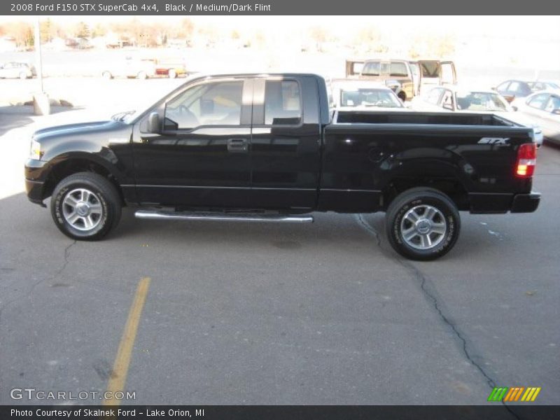 Black / Medium/Dark Flint 2008 Ford F150 STX SuperCab 4x4