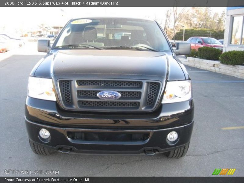 Black / Medium/Dark Flint 2008 Ford F150 STX SuperCab 4x4