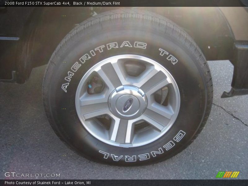 Black / Medium/Dark Flint 2008 Ford F150 STX SuperCab 4x4