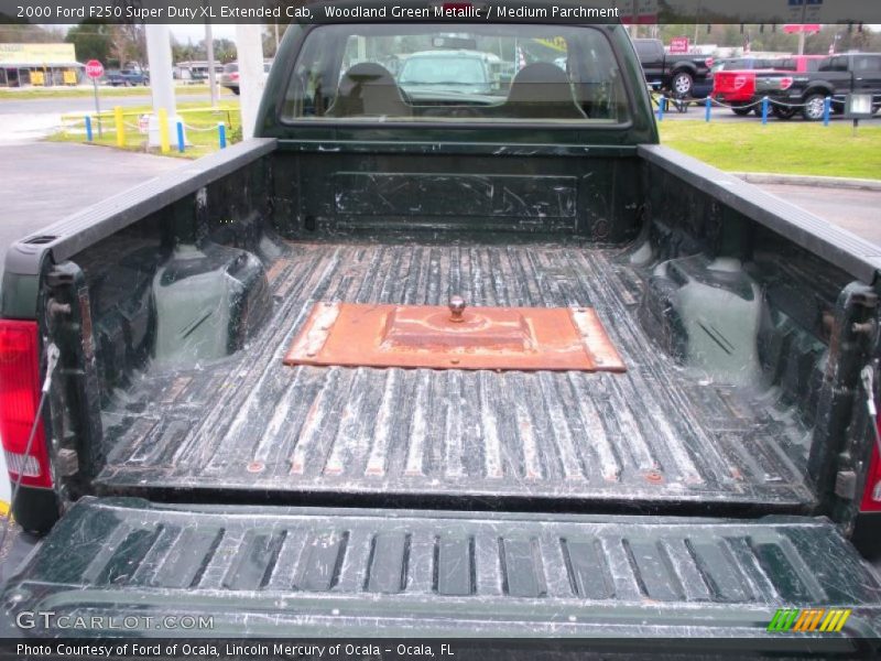 Woodland Green Metallic / Medium Parchment 2000 Ford F250 Super Duty XL Extended Cab