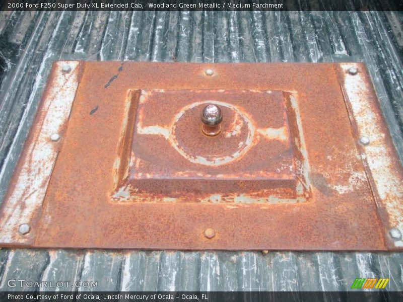 Woodland Green Metallic / Medium Parchment 2000 Ford F250 Super Duty XL Extended Cab