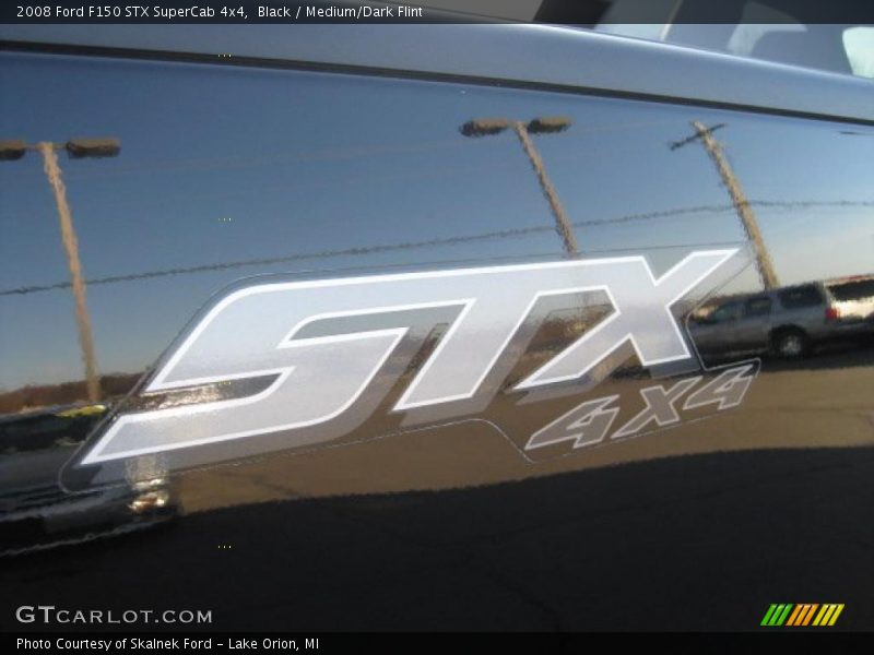 Black / Medium/Dark Flint 2008 Ford F150 STX SuperCab 4x4