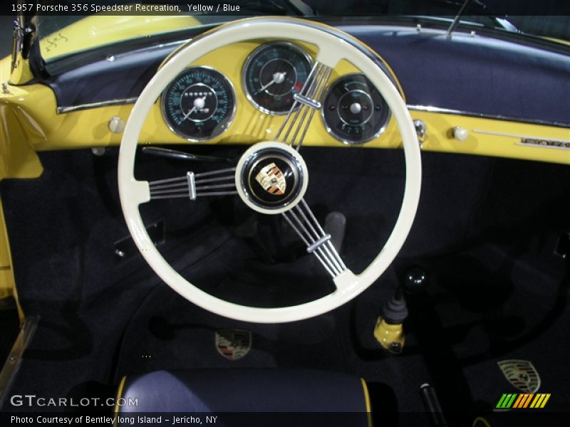 Yellow / Blue 1957 Porsche 356 Speedster Recreation