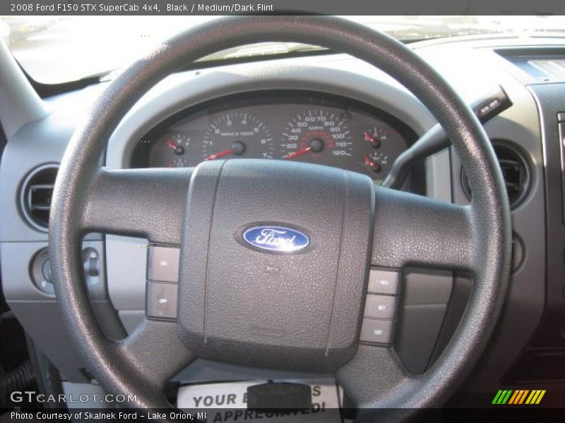 Black / Medium/Dark Flint 2008 Ford F150 STX SuperCab 4x4