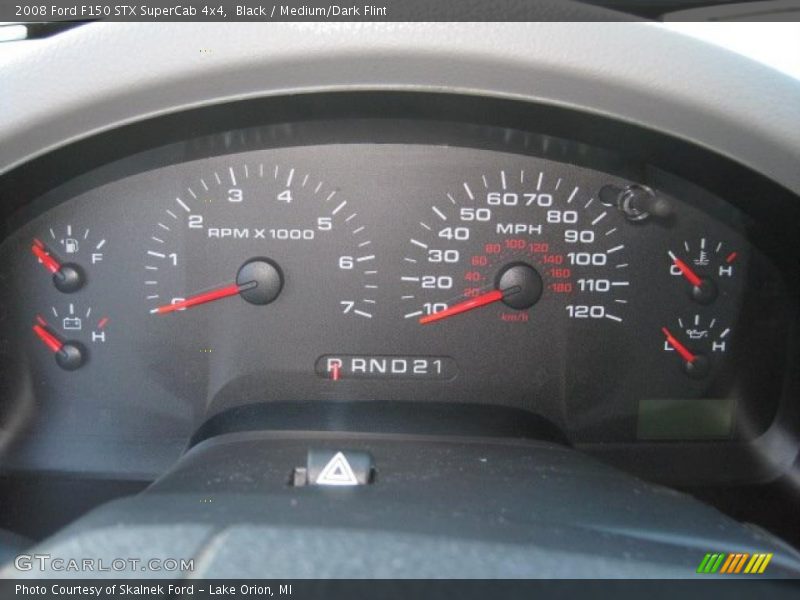 Black / Medium/Dark Flint 2008 Ford F150 STX SuperCab 4x4
