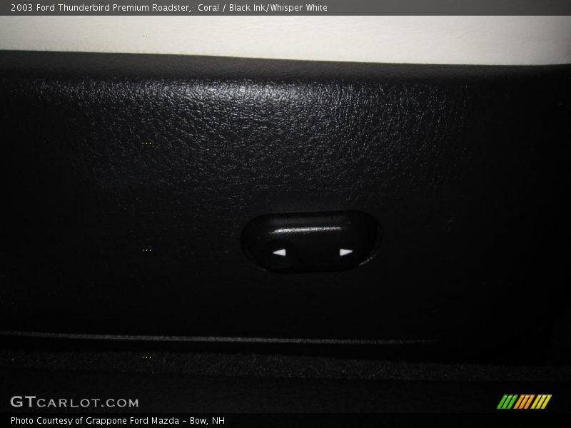 Coral / Black Ink/Whisper White 2003 Ford Thunderbird Premium Roadster
