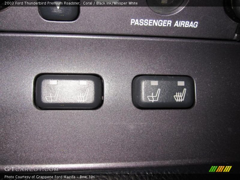 Coral / Black Ink/Whisper White 2003 Ford Thunderbird Premium Roadster