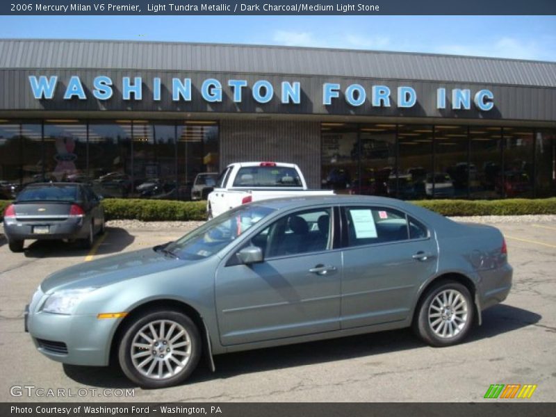 Light Tundra Metallic / Dark Charcoal/Medium Light Stone 2006 Mercury Milan V6 Premier