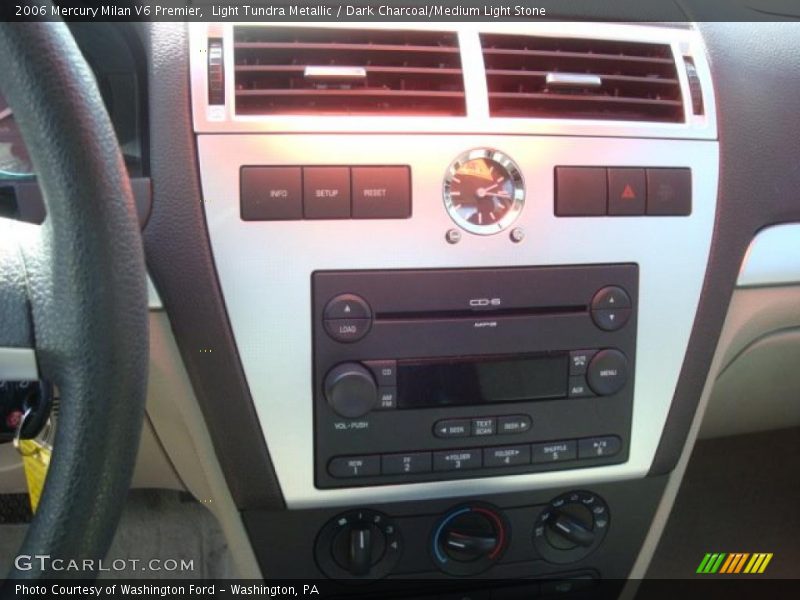 Light Tundra Metallic / Dark Charcoal/Medium Light Stone 2006 Mercury Milan V6 Premier