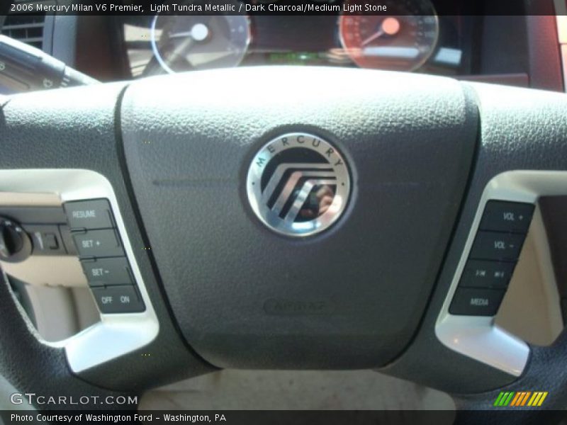 Light Tundra Metallic / Dark Charcoal/Medium Light Stone 2006 Mercury Milan V6 Premier