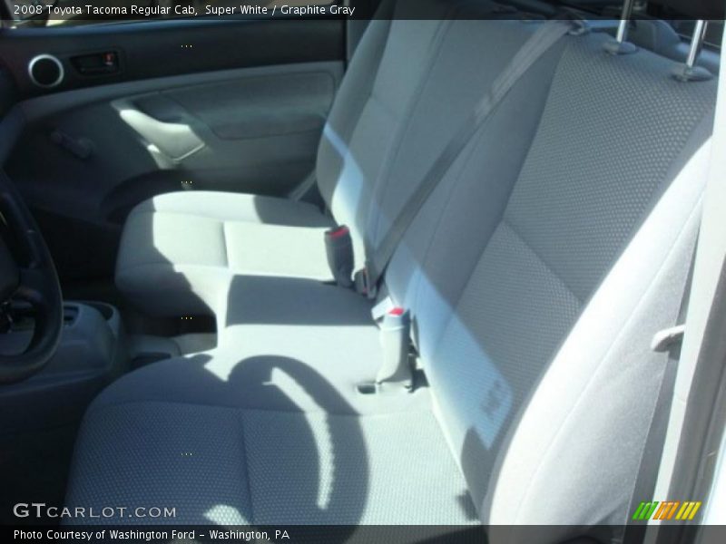Super White / Graphite Gray 2008 Toyota Tacoma Regular Cab