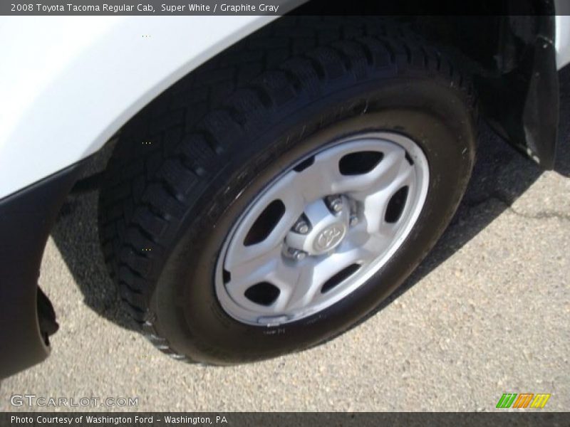Super White / Graphite Gray 2008 Toyota Tacoma Regular Cab