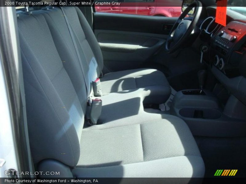Super White / Graphite Gray 2008 Toyota Tacoma Regular Cab