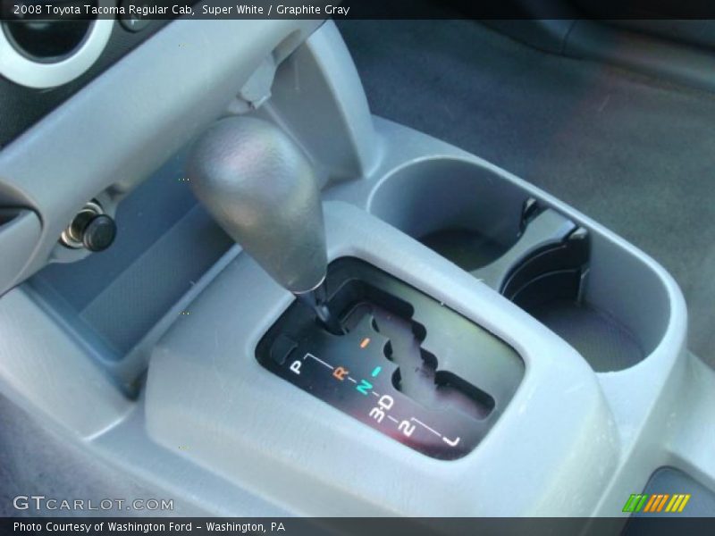 Super White / Graphite Gray 2008 Toyota Tacoma Regular Cab