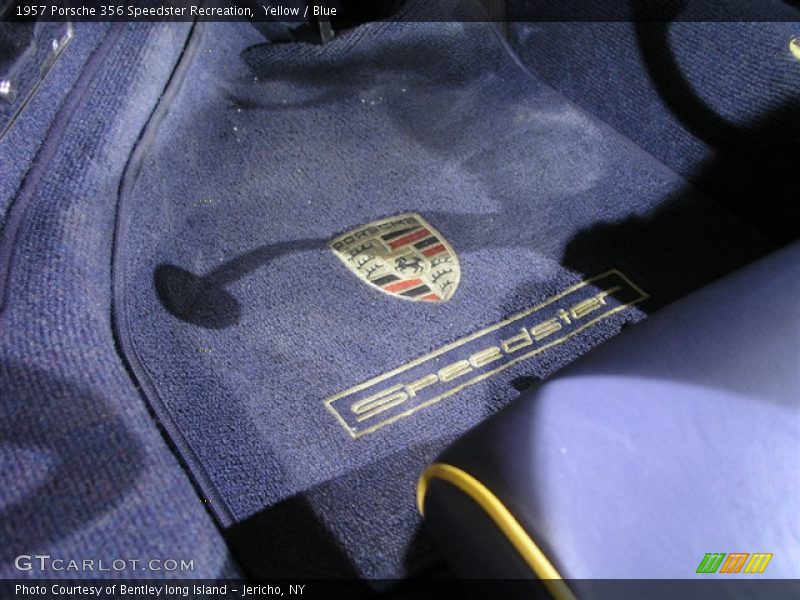 Yellow / Blue 1957 Porsche 356 Speedster Recreation