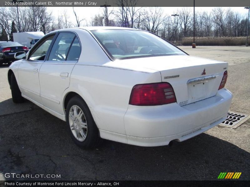 Northstar White / Gray 2001 Mitsubishi Galant ES