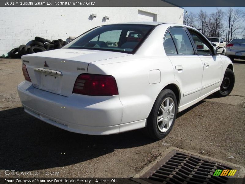 Northstar White / Gray 2001 Mitsubishi Galant ES