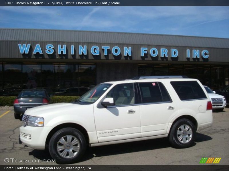 White Chocolate Tri-Coat / Stone 2007 Lincoln Navigator Luxury 4x4