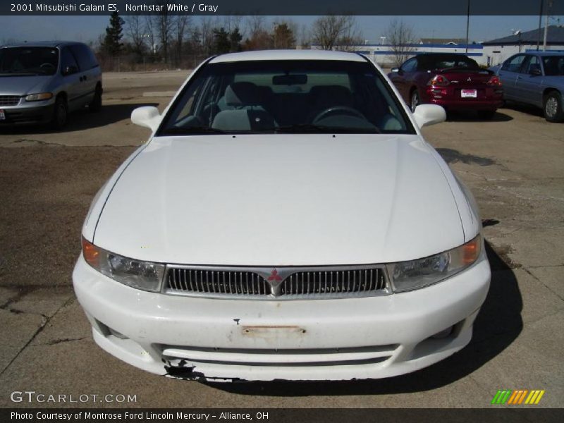 Northstar White / Gray 2001 Mitsubishi Galant ES