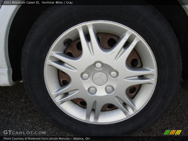 Northstar White / Gray 2001 Mitsubishi Galant ES