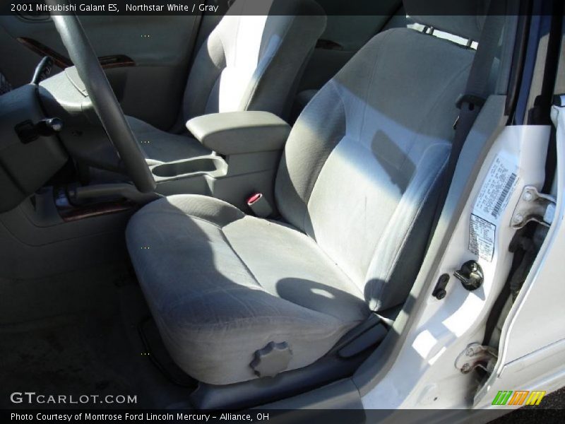 Northstar White / Gray 2001 Mitsubishi Galant ES