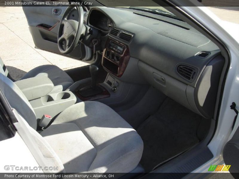 Northstar White / Gray 2001 Mitsubishi Galant ES