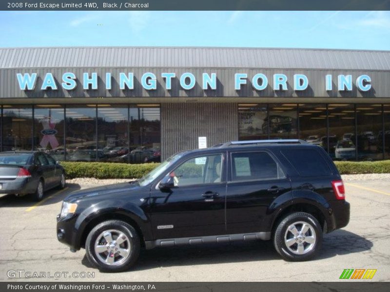 Black / Charcoal 2008 Ford Escape Limited 4WD
