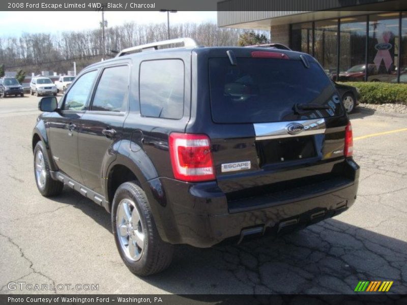 Black / Charcoal 2008 Ford Escape Limited 4WD