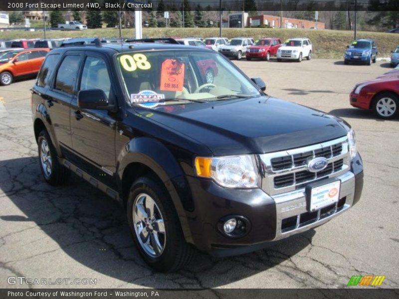 Black / Charcoal 2008 Ford Escape Limited 4WD