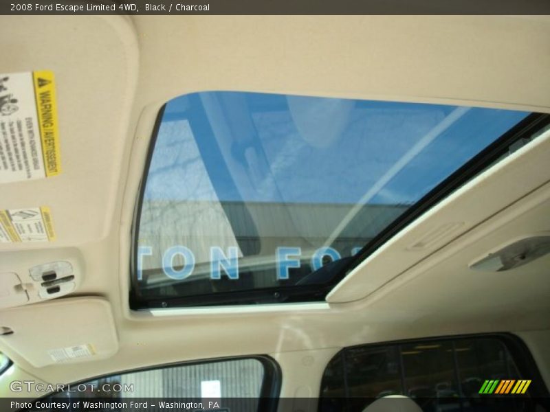 Black / Charcoal 2008 Ford Escape Limited 4WD