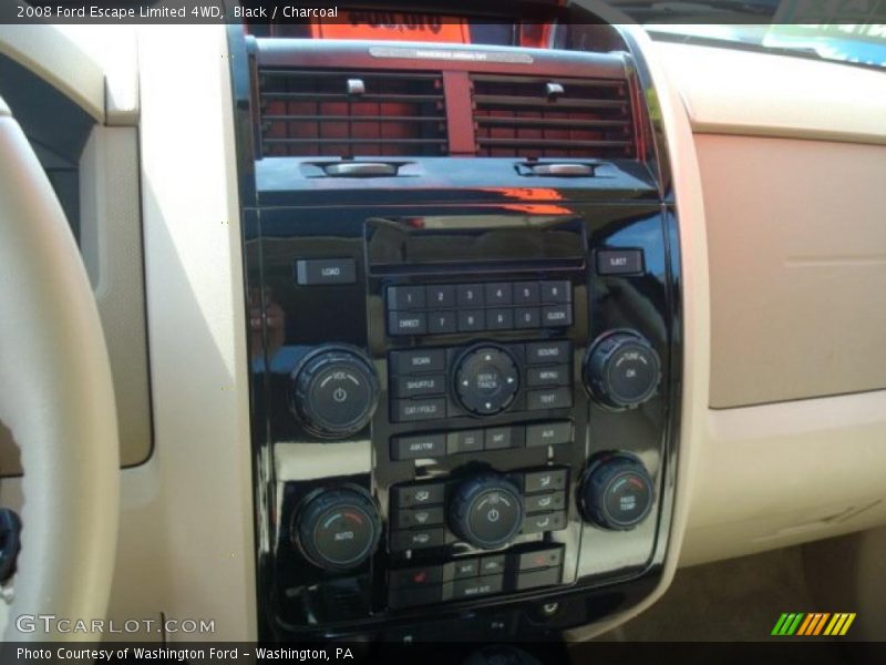 Black / Charcoal 2008 Ford Escape Limited 4WD