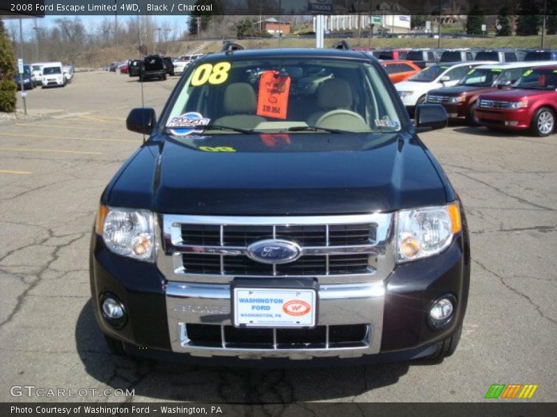 Black / Charcoal 2008 Ford Escape Limited 4WD